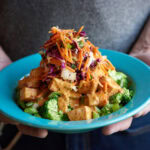 Thai Bowl from Laughing Planet Café. Photo by Shea Evans