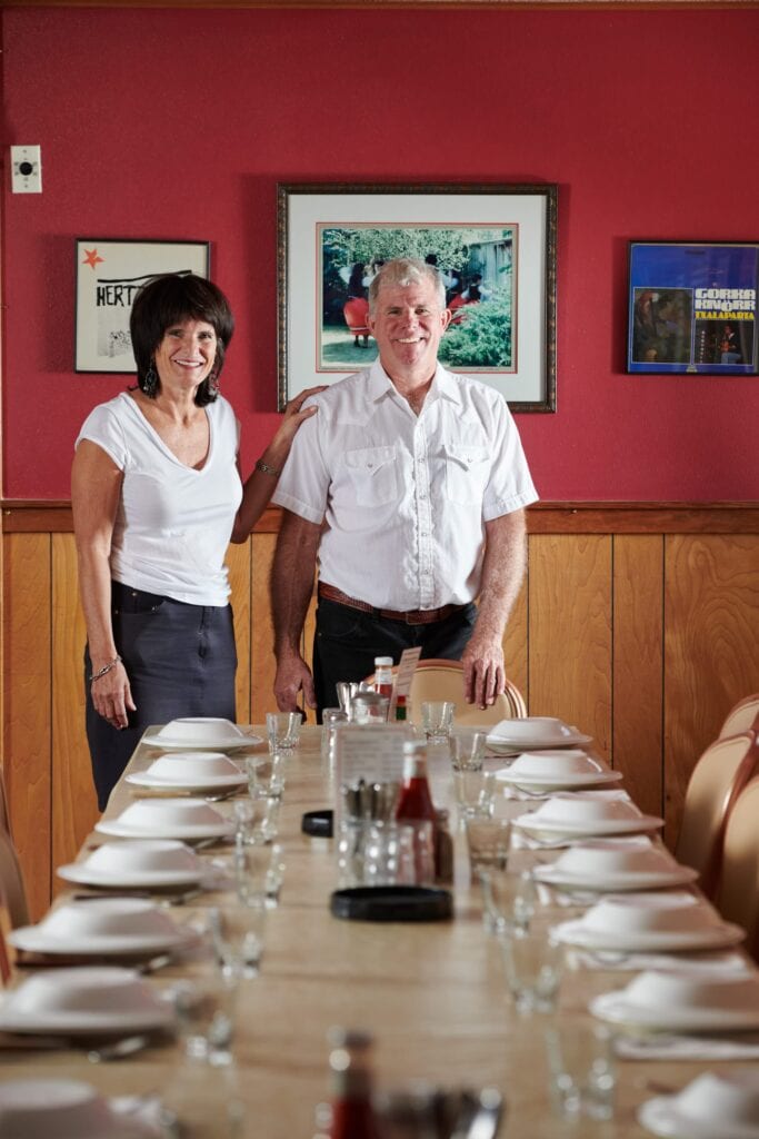 Marie and J.B. Lekumberry, owners of J.T. Basque Bar & Dining Room in Gardnerville