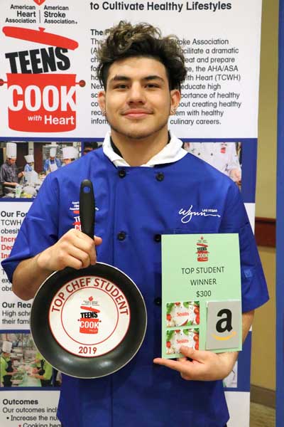 web Teens Cook McQueen Top Student Chef Winner Kai Ward