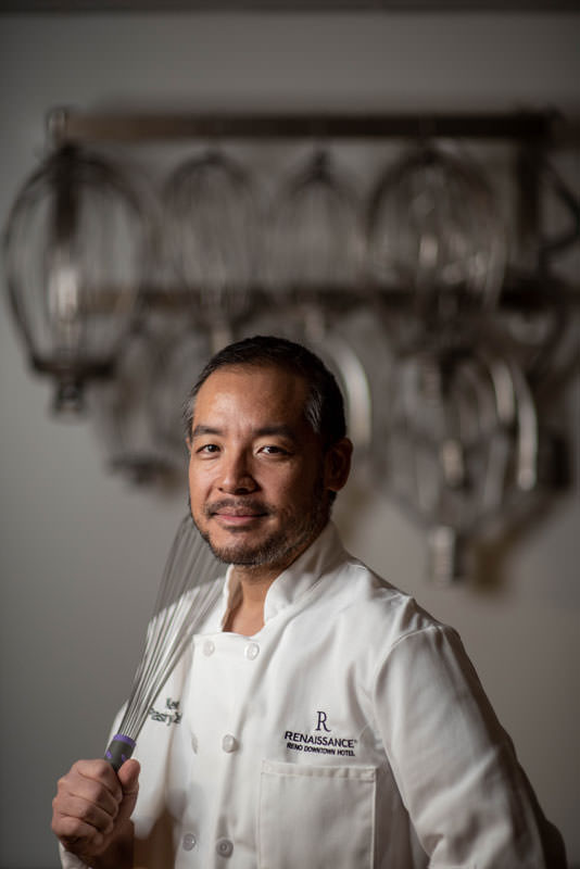 Kevin Futamachi is the Renaissance Reno's pastry chef