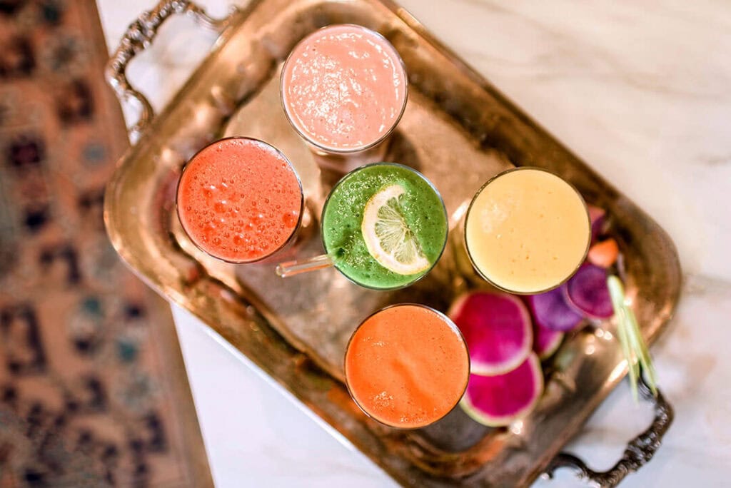 Get clean for the new year with a juice cleanse. Photo by Candice Vivien