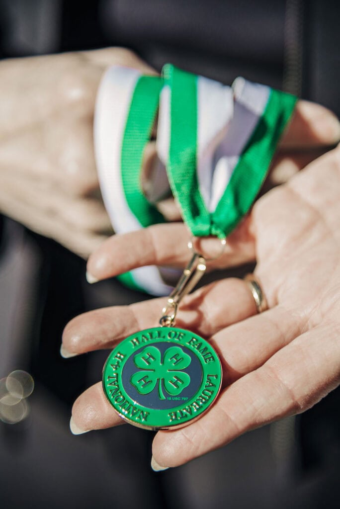 Hintonโs 4-H Hall of Fame medal