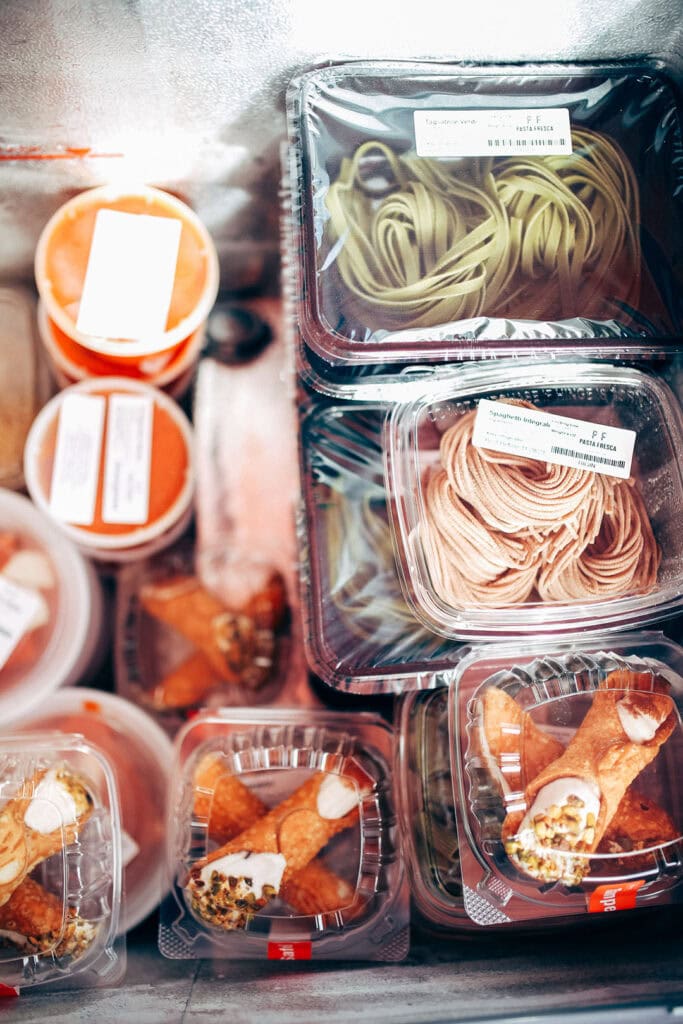 House-made pastas, marinaras, and cannoli from Pasta Fresca