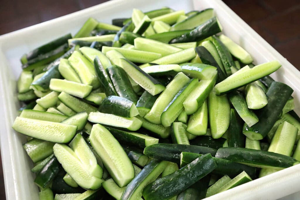 Hand-cut cucumbers will be added to Nevada Brining Co. pickle jars