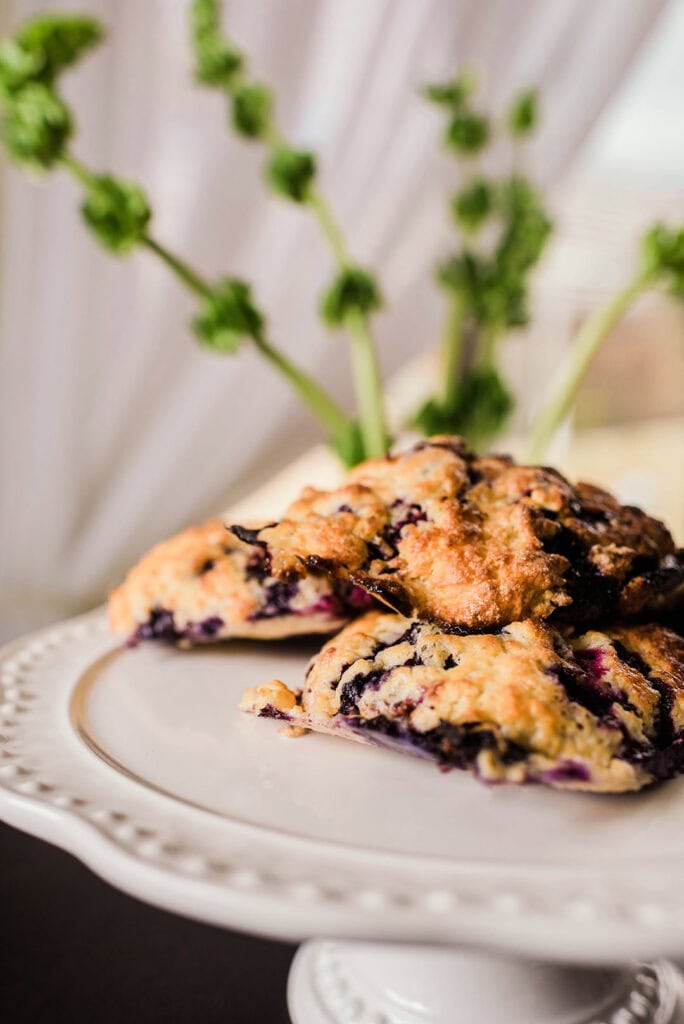 Blueberry scones made by Apambire