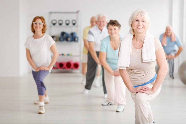 A group exercise class at Carson Tahoe Health’s Center for Health Promotion