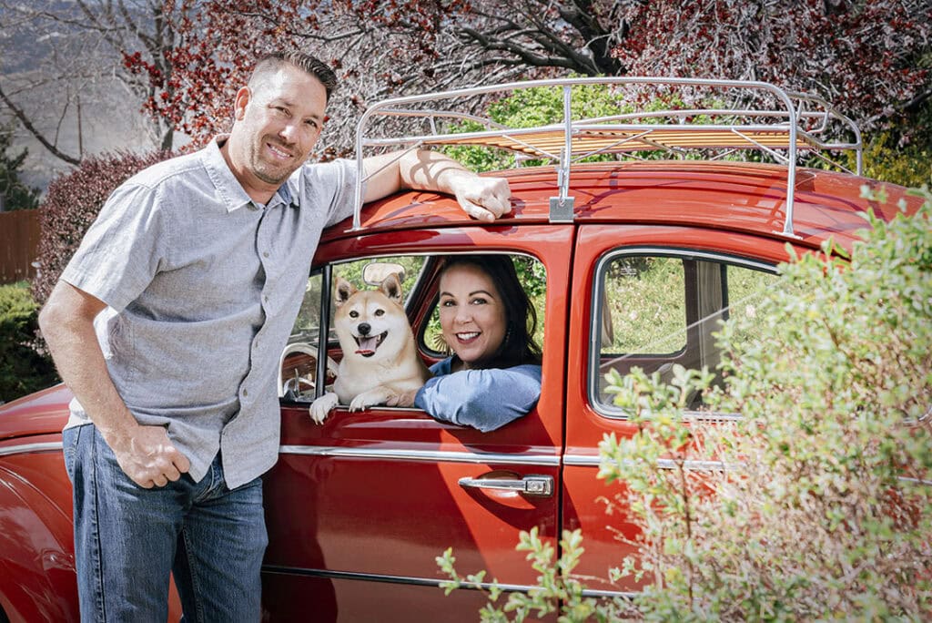 Christian and Kasey Christensen with Suki
