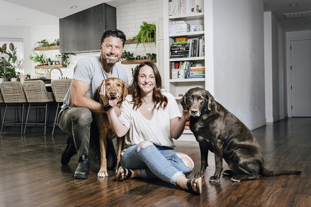 Josh and Whitney Deri with Hyde and Mousse