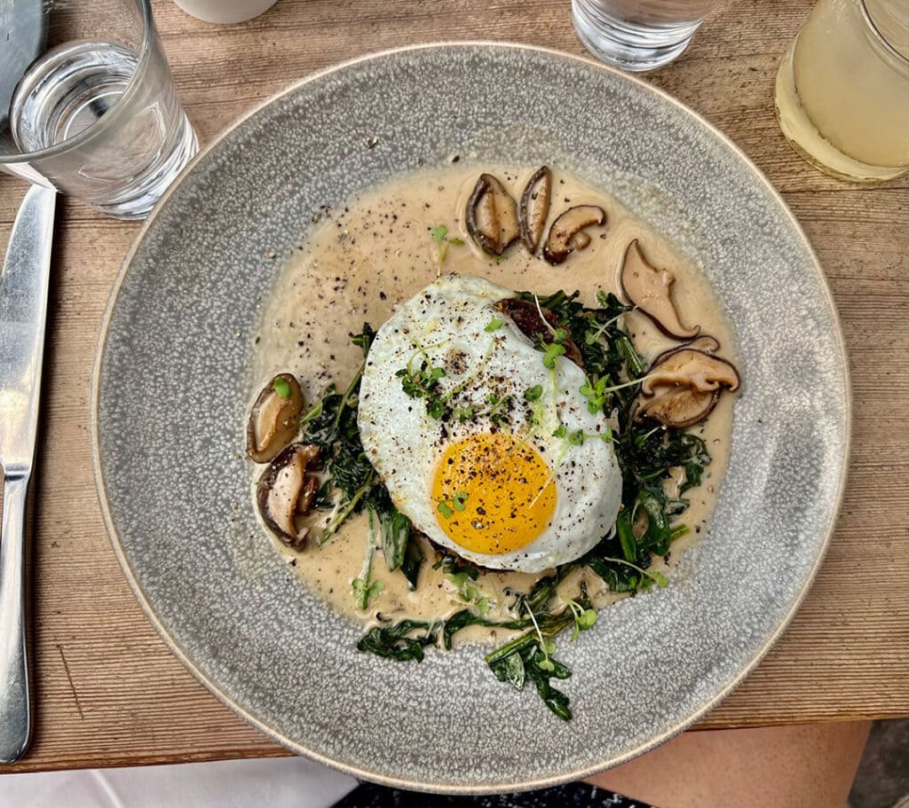 Brunch at Gather restaurant. Photo by Jaci Goodman