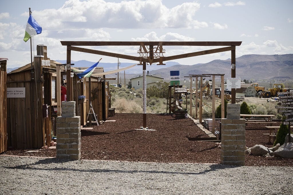 The grand entrance to central Molossia