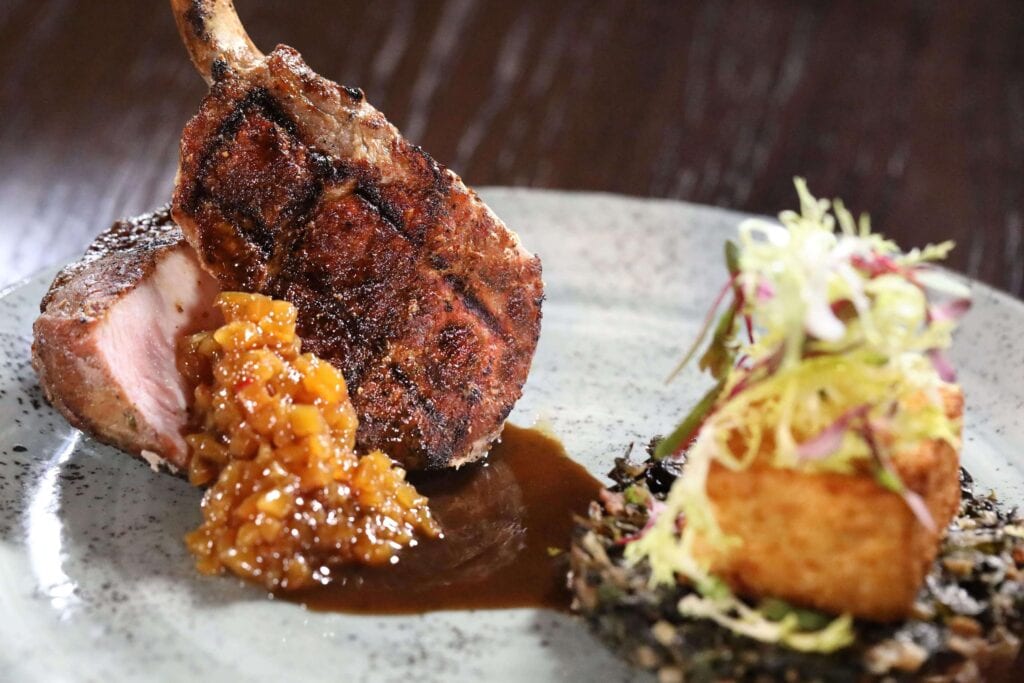 Moodyโs Rancho Llano Seco pork chop