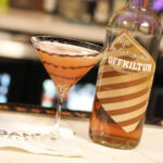 Chocolate peanut butter martini made with Offkiltur peanut butter whiskey, from Bank Saloon. Photo by Lou Manna