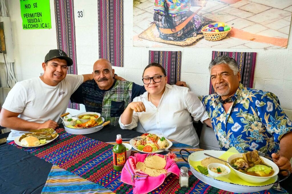 The Salazar family at Mi Linda Guatamala. Photo by Mike Higdon