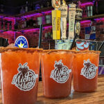 Assortment of micheladas at Miches Vatos. Photo by Claudia Cruz