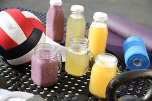 Great Full Gardens’ Switchel (pale yellow, center). Photo by Lou Manna