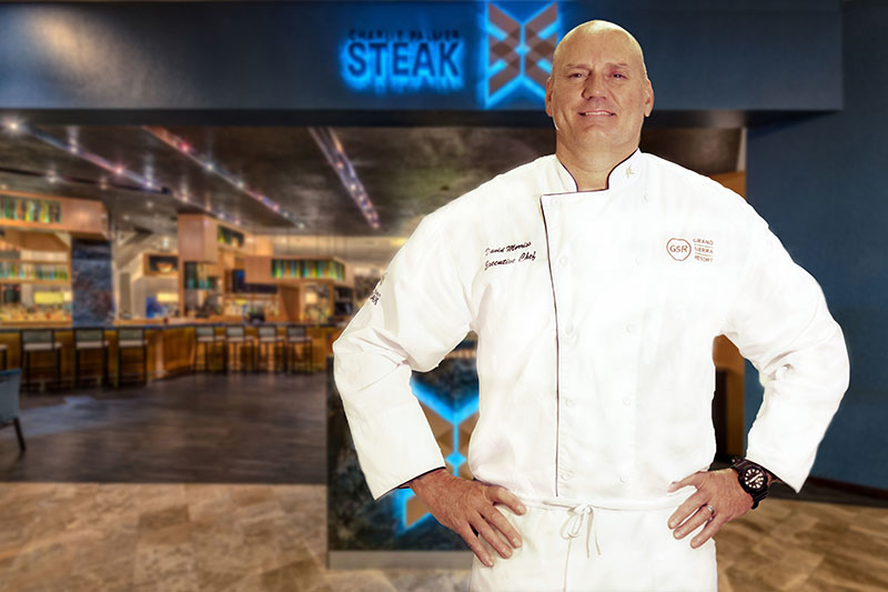 Chef David Morriss, the new executive chef at Charlie Palmer Steak