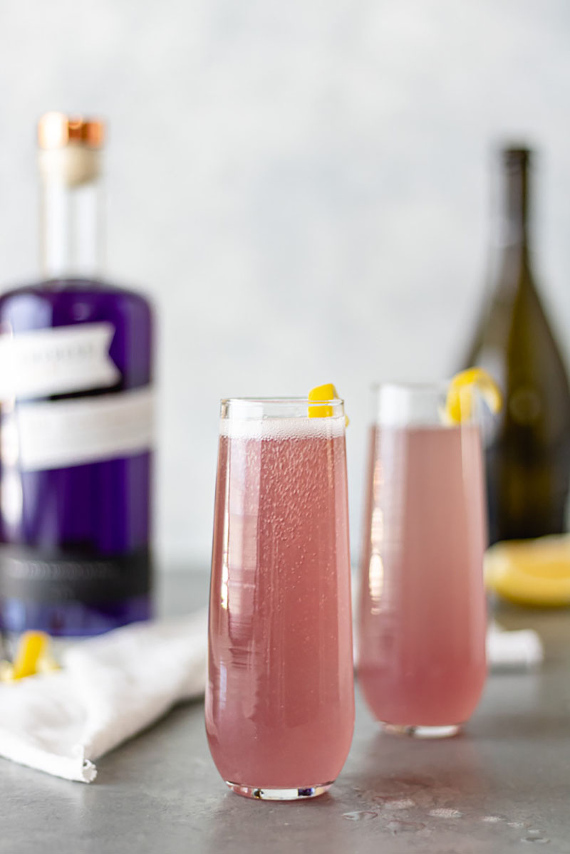 French 75 Cocktail with Empress Gin