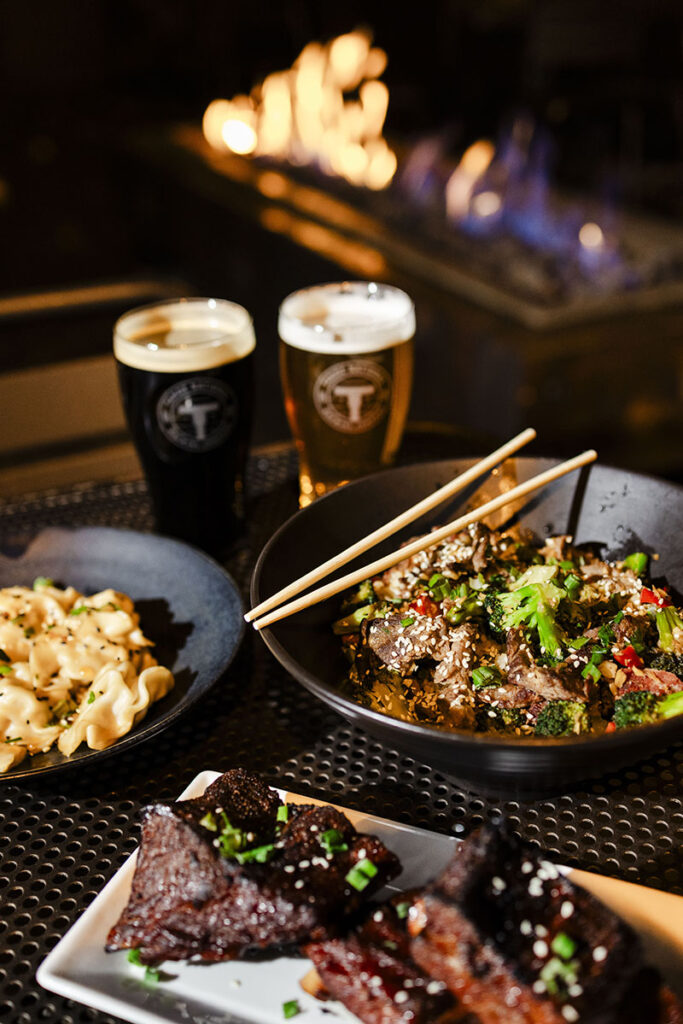 This season’s menu at Tahoe National features Szechuan fare such as the Char Siu Ribs and Mongolian Stir Fry 