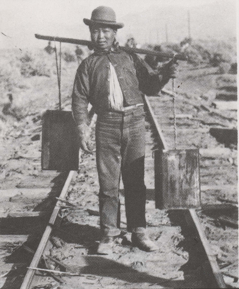 A basic part of the Chinese worker’s healthy diet was a regular supply of hot tea. Photo courtesy of Northeastern Nevada Museum