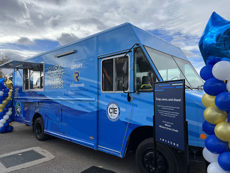 The Global Street Foods truck donated by Intuit to Reed High School in Sparks. Photo courtesy of Washoe County School District