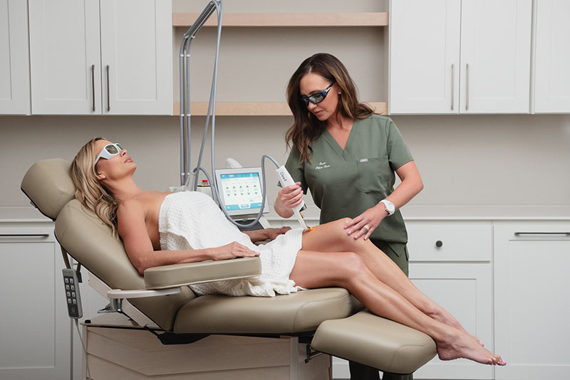 Allex Nevis performs a range of laser skin treatments at Beam in Reno. Photo courtesy of Nevis