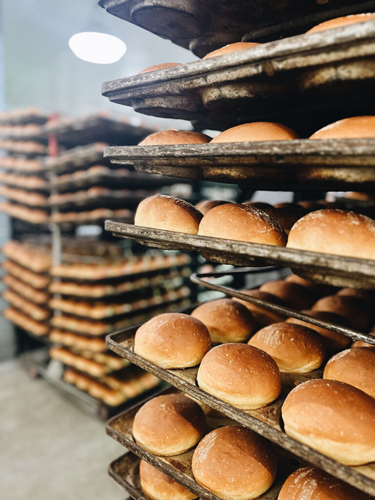 Rolls made by Franco Baking Co. Photo courtesy of Colin and MaryBeth Smith