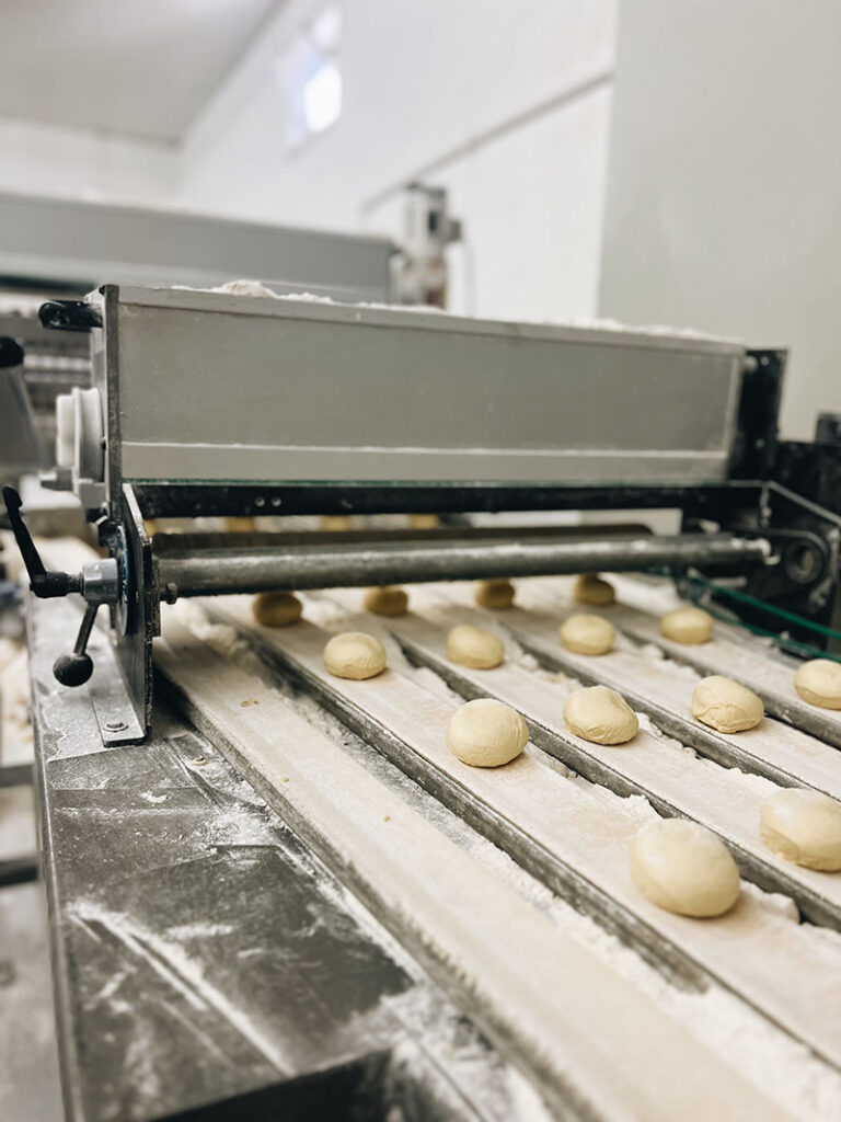 Franco buns are made with the same recipe that the company has used since the early 1900s, but with thoroughly modern equipment. Photo courtesy of Colin and MaryBeth Smith