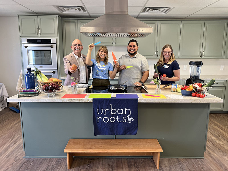 Urban Roots’ teaching kitchen