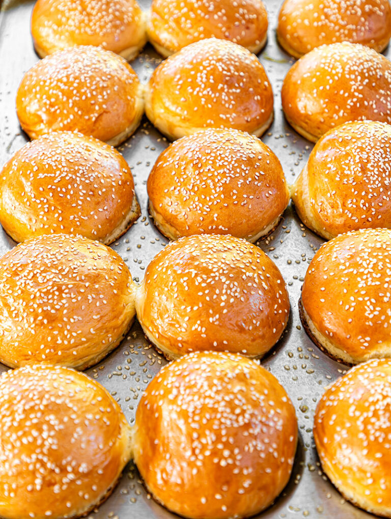 Hamburger buns baked at L.A. Bakery Café & Eatery in Carson City. Photo by Olga Miller