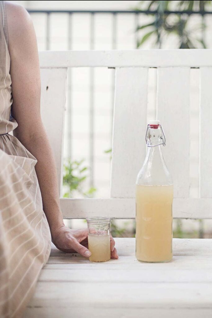 Homemade ginger beer