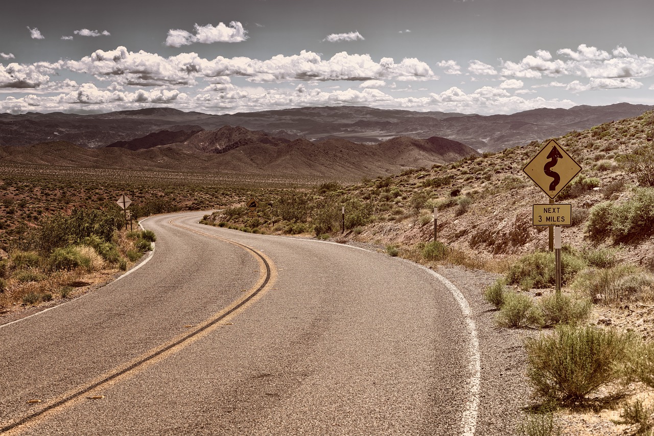 A desert road