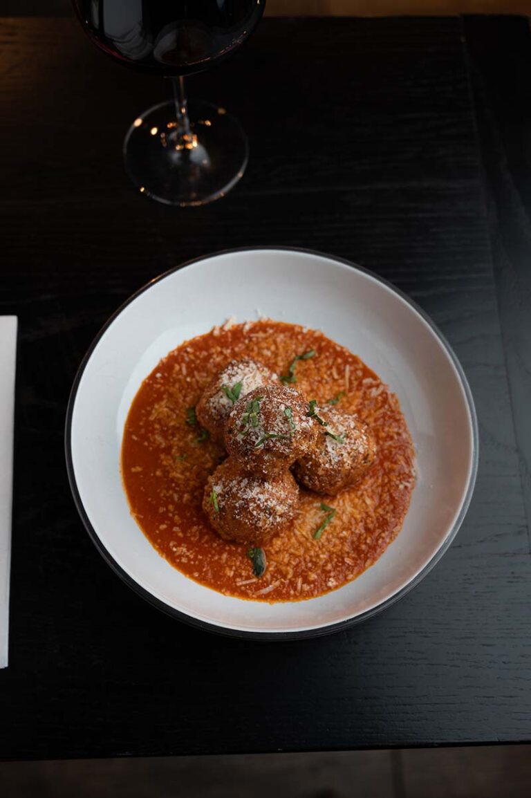 Arancini at Rosewood restaurant in Incline Village. Photo by Jeff Freeman