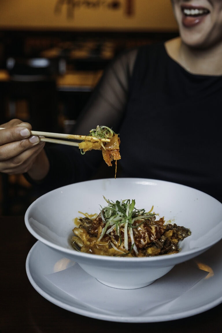 Kimchi fries at Arario