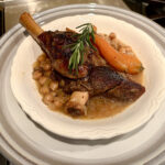 Roasted Lamb Shanks with Garbanzo Beans