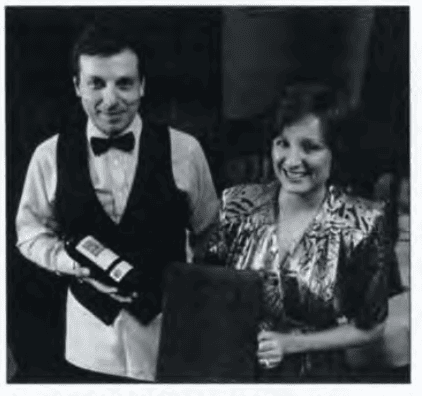 Michel and Muriel Cervantes greet guests at La Table. Photo appeared in Nevada Magazine in June 1988