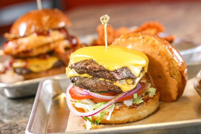 Cheeseburger at Park Ranch Meats in Minden. Photo by Lou Manna