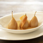 Pears in Brandy Syrup. Photo by Patrick Tregenza