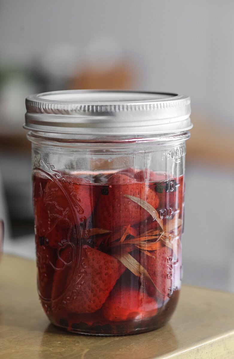 Pickled Strawberries