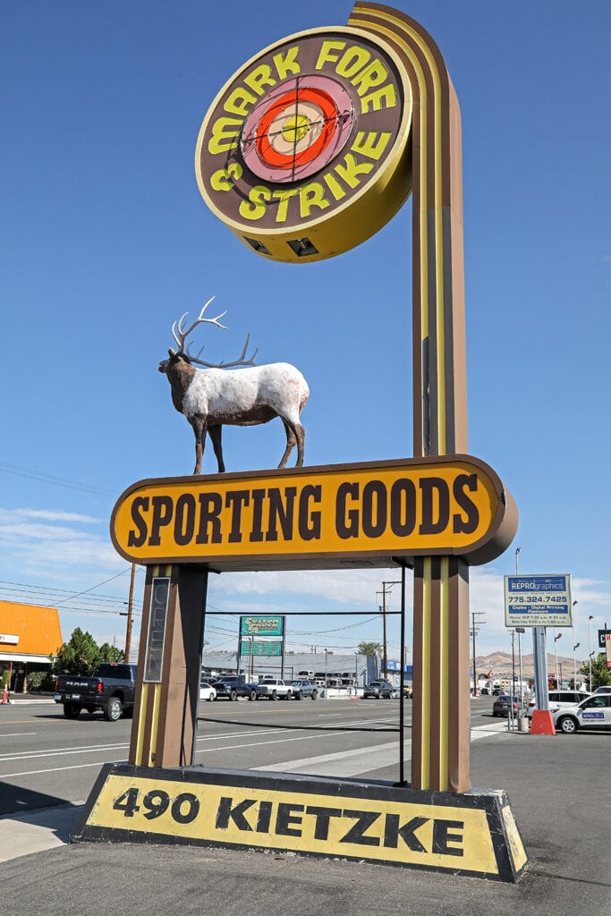 Exterior of Mark Fore and Strike on Kietzke Lane in Reno