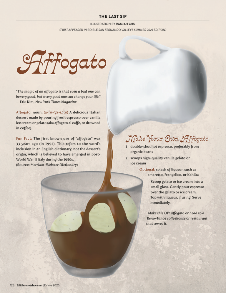 edible Reno-Tahoe The Last Sip, Affogato, Drinks 2026