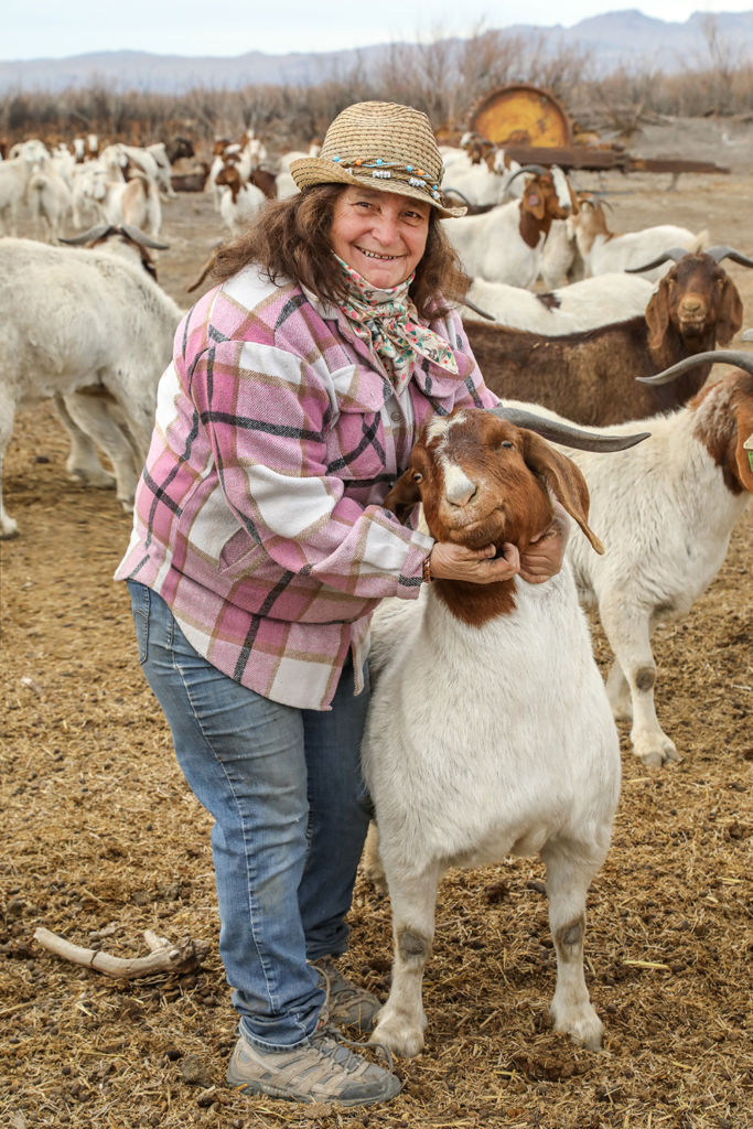 Gloria Montero of Montero Goat Farm is committed to caring for her goats and educating others about them