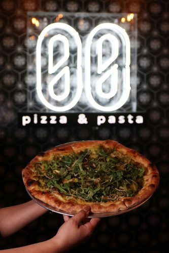 Grasshopper pizza at DOPO Pizza & Pasta. Photo by Trystan French